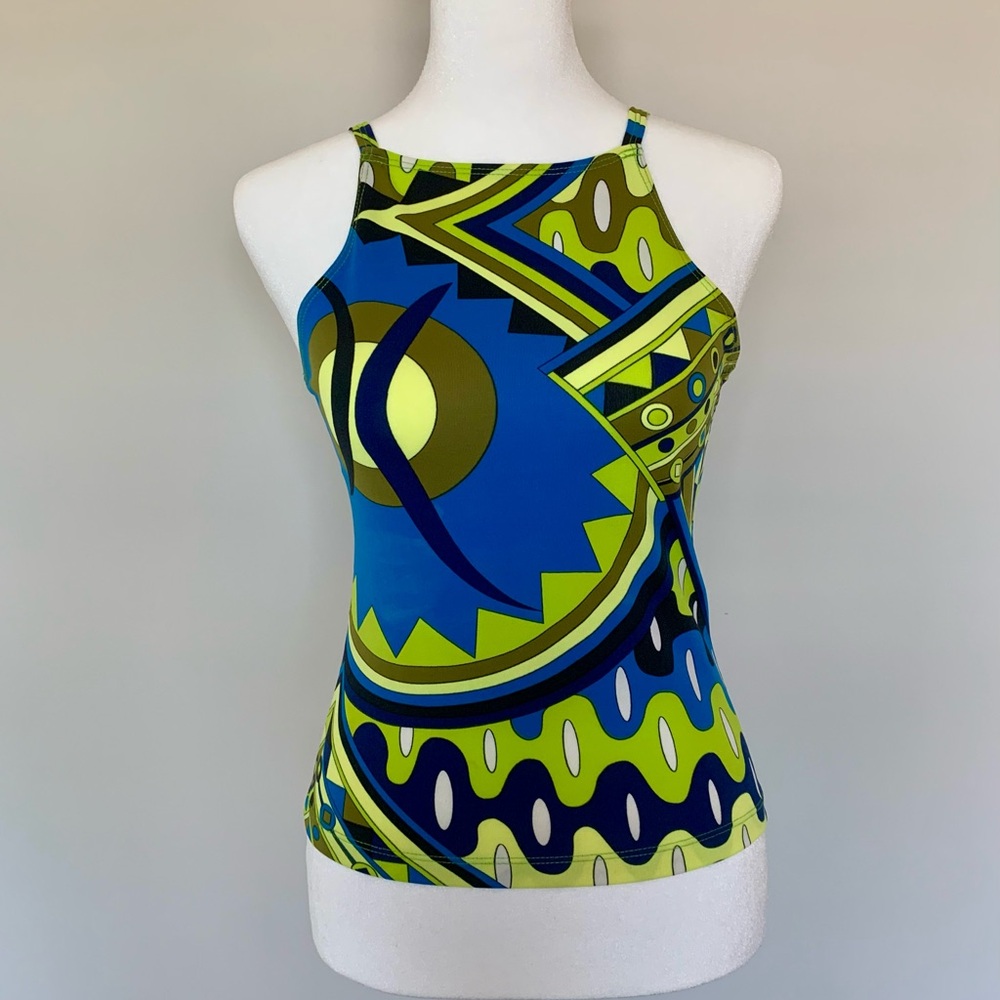 Extremely Rare Alt. Graphic Geometric Tank ASO Rachel Green on Friends - Picture 2 of 11